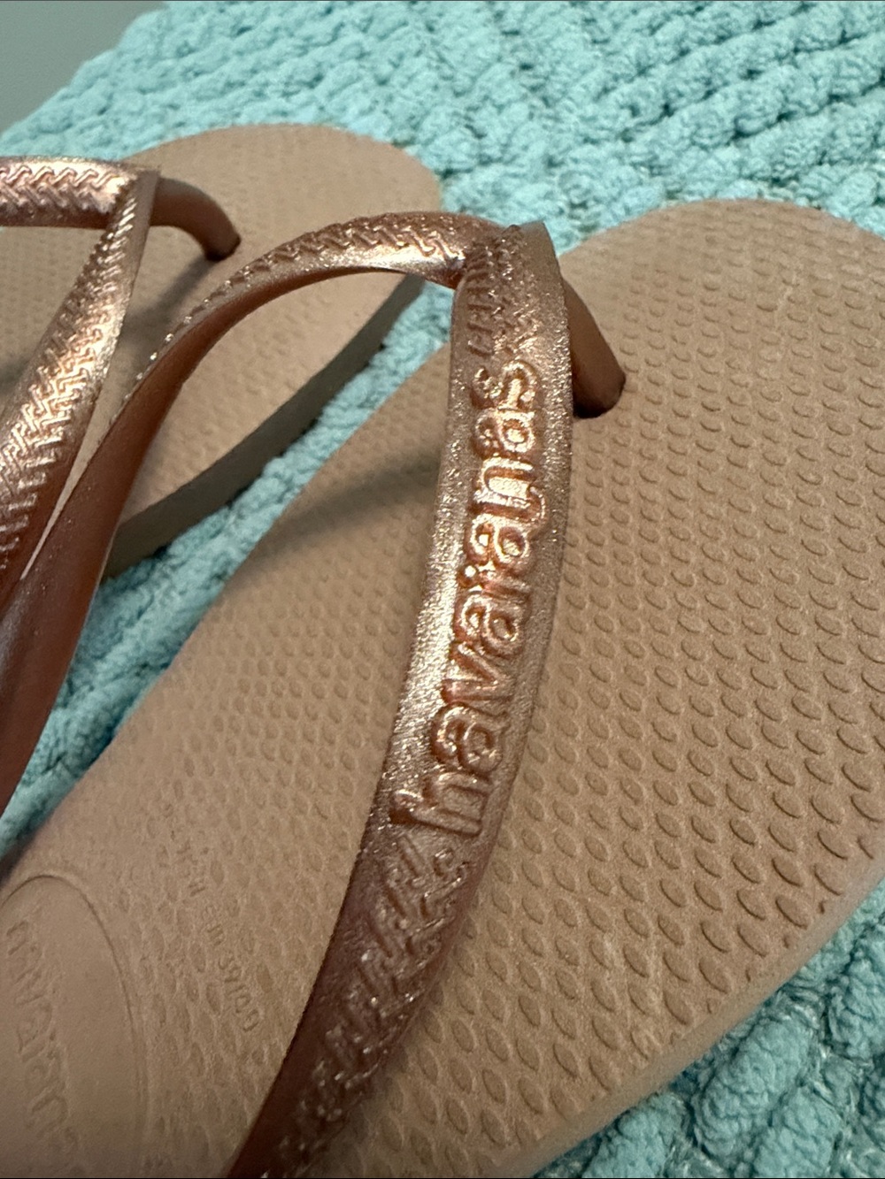 Havaianas Women’s Flip Flops - Rose Copper/Bronze - Picture 5 of 5